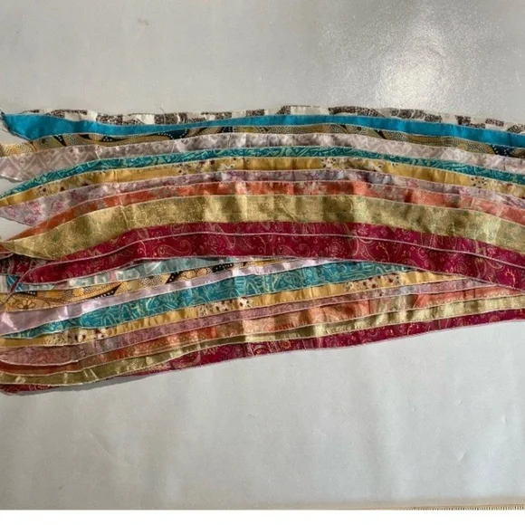 GOOD Recycled Silk, Cotton, Rayon Saree Scarve Wrap Reversible 1pcs - Picture 10 of 12